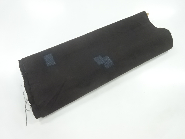 JAPANESE KIMONO / ANTIQUE ARAIHARI FOR KIMONO / SILK / DORO OSHIMA TSUMUGI / WOVEN SHIKISHI